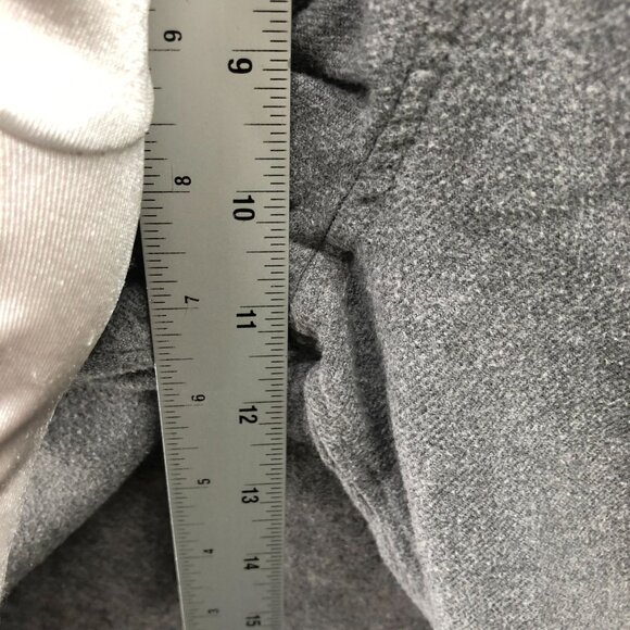 Muji Flannel Pajama Set Womens L Gray Long Sleeve 2 Piece Pants Shirt - Picture 9 of 10